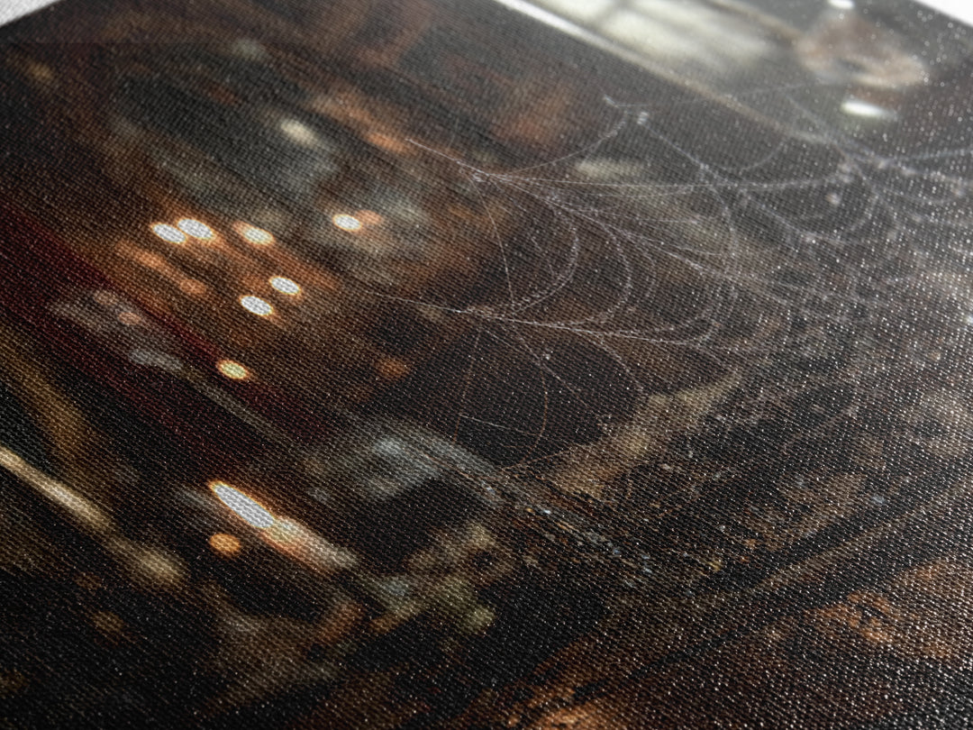 The Spiderweb Crown, Landscape Wall Art, Spooky Home Decor, Canvas Print, Halloween Wall Decor, Gothic Home Decor, Statement Wall Art