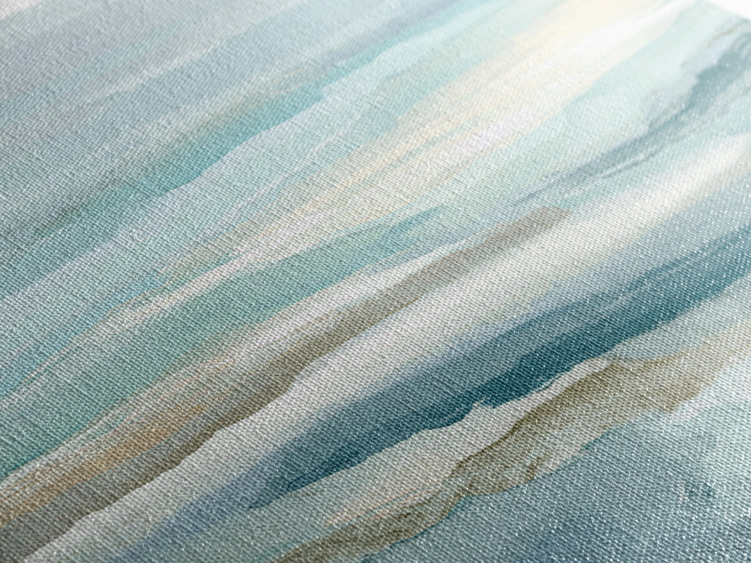 Calming Abstract Ocean Waves Canvas Print, Dental Office Art, Printable Digital, Office Decor, Fine Art, Calm, Neutral Decor, DOA-1x1-25