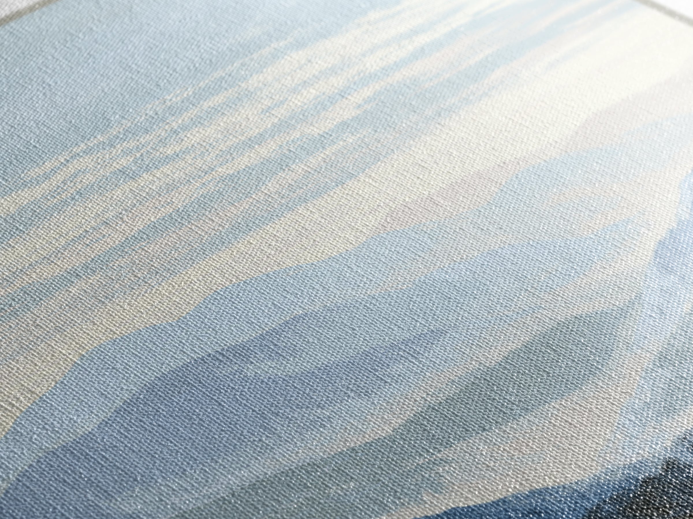 Gentle Mountain Landscape Framed Canvas Print, Dental Office Art, Medical Decor, Office Decor, Fine Art, Calm, Home Decor, DOA-1x1-52