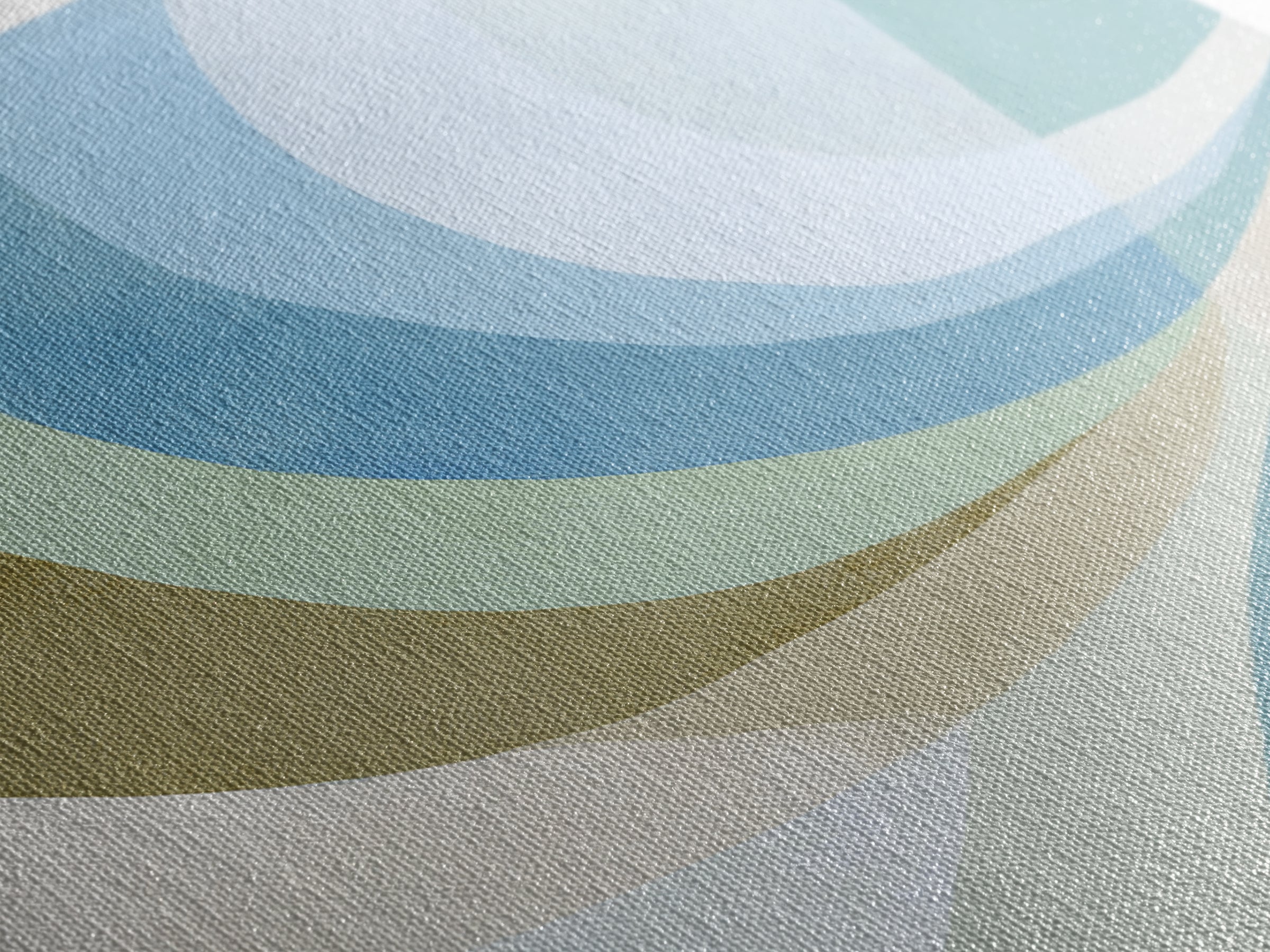 Minimal Smile Curve Abstract Canvas Print, Dental Office Art, Office Decor, Fine Art, Calm, Art Print, Room Decor, DOA-1x1-77