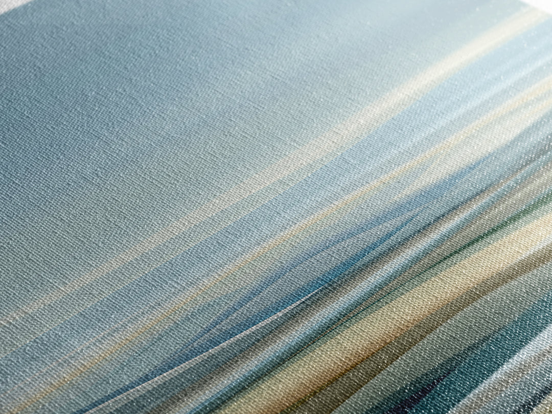 Soft Gradient Sunrise Canvas Print, Dental Office Art, Statement Artwork, Office Decor, Fine Art, Calm, Printable Wall Art, DOA-1x3-56
