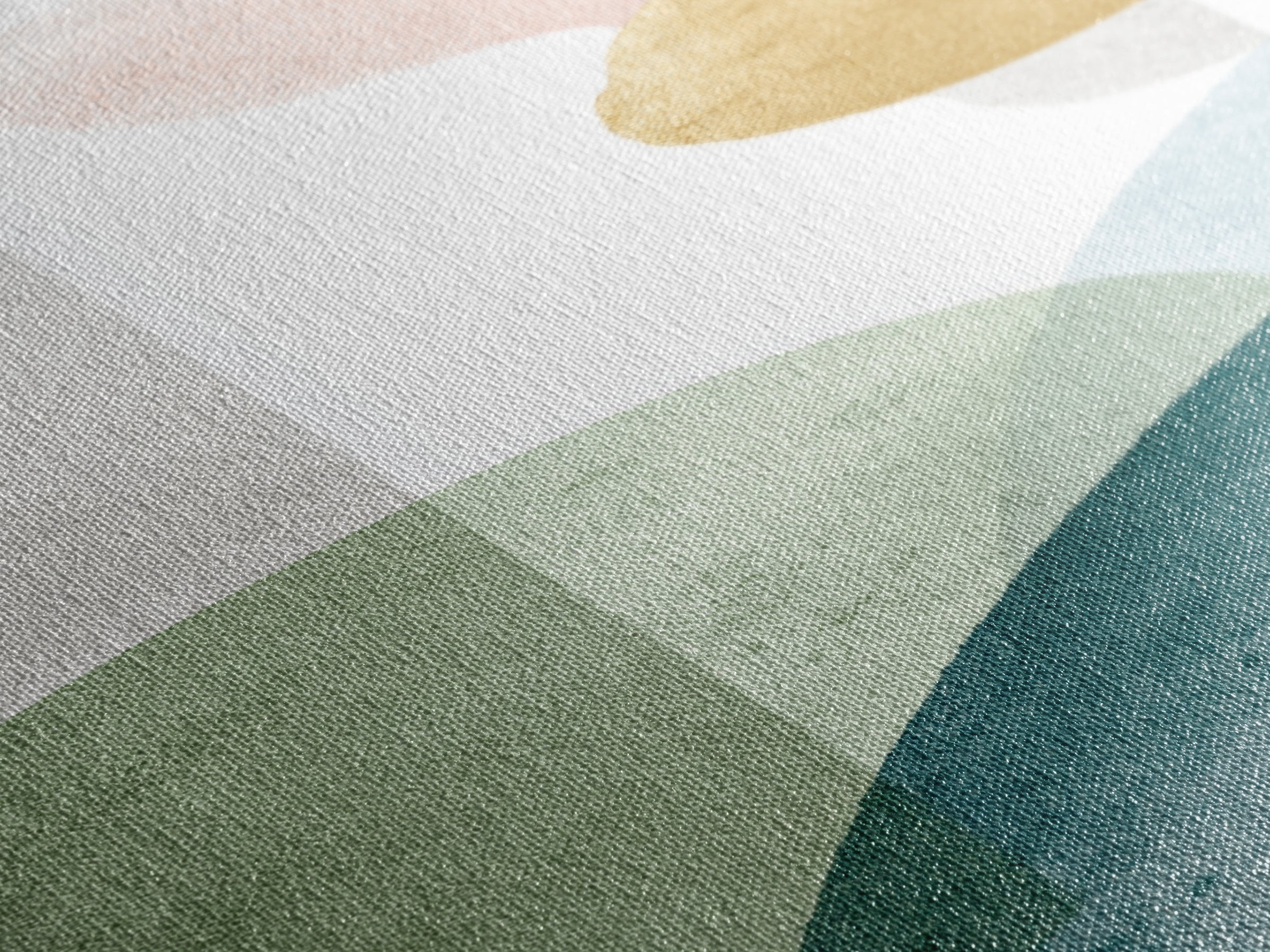 Simple Rainbow Pastel Shapes for Children Canvas Print, Dental Office Art, Dental Decor, Office Decor, Fine Art, Calm, DOA-1x3-57