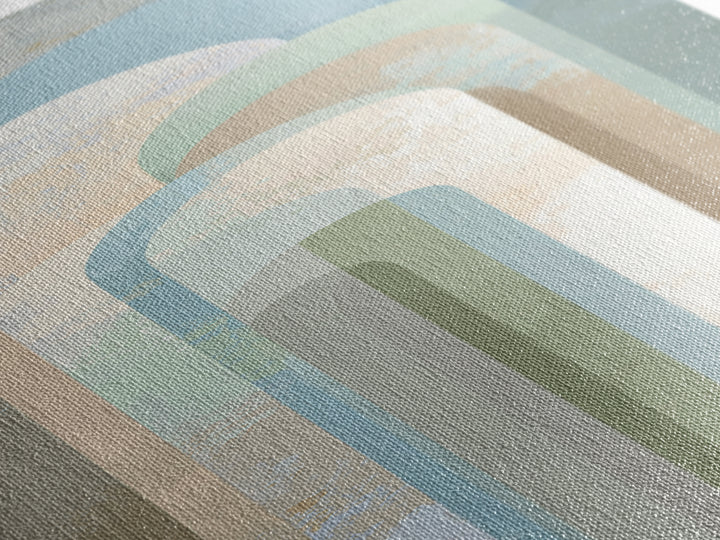 Light Scandinavian Abstract Arches Canvas Print, Dental Office Art, Science Art, Office Decor, Fine Art, Calm, Boho Decor, DOA-1x3-77