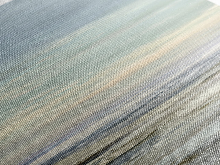 Soft Gradient Sunrise Framed Canvas Print, Dental Office Art, Textured Painting, Office Decor, Calm, Room Decor Aesthetic, DOA-1x3-80
