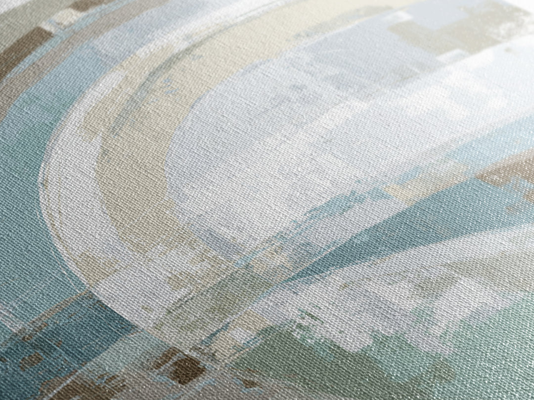 Minimal Smile Curve Abstract Canvas Print, Dental Office Art, Luxury Decor, Office Decor, Abstract Art, Calm, Office Wall Art, DOA-2x1-49