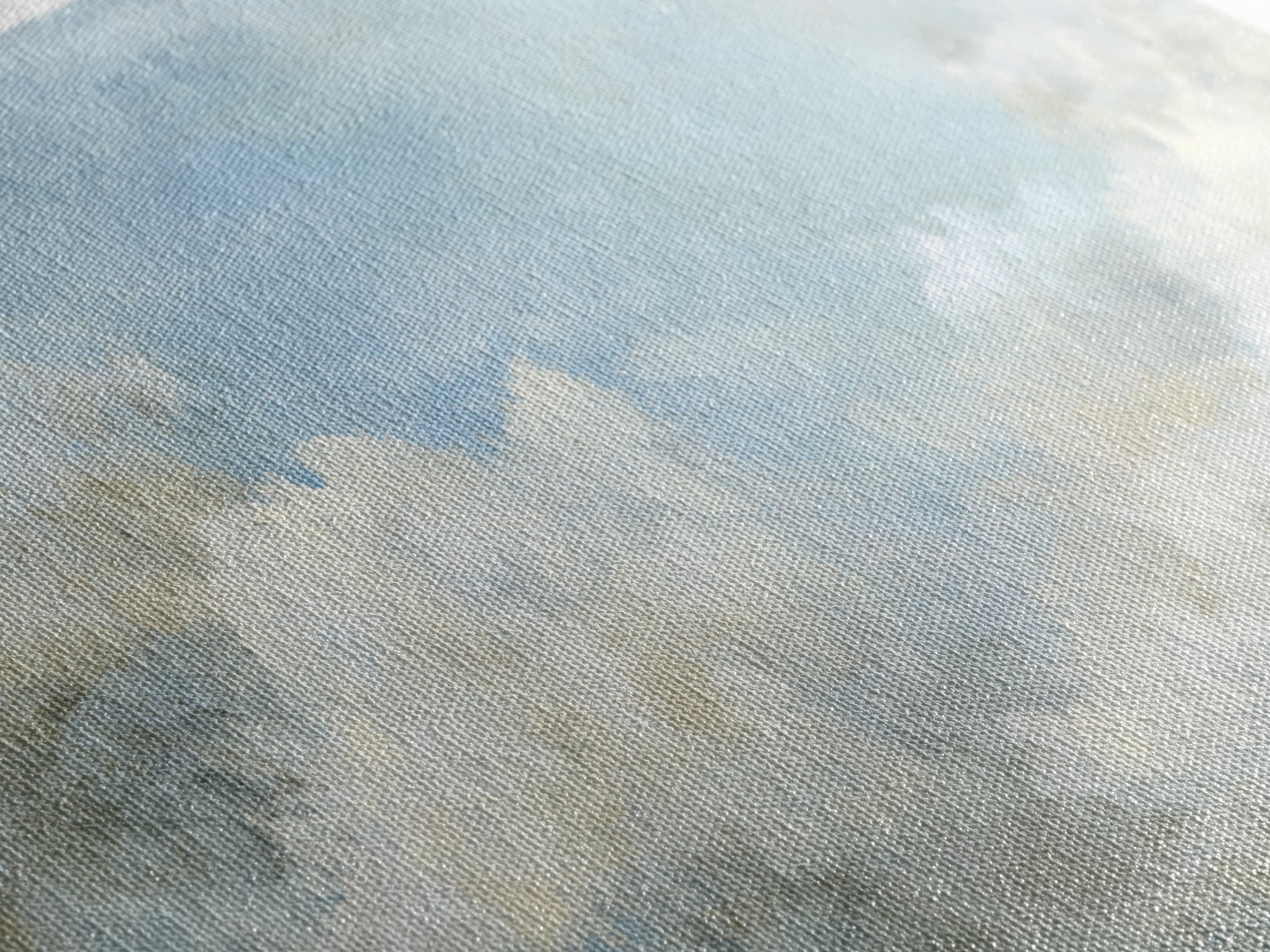 Peaceful Clouds over Open Meadow Canvas Print, Dental Office Art, Art Print, Office Decor, Fine Art, Calm, Unique Wall Art, DOA-2x1-53