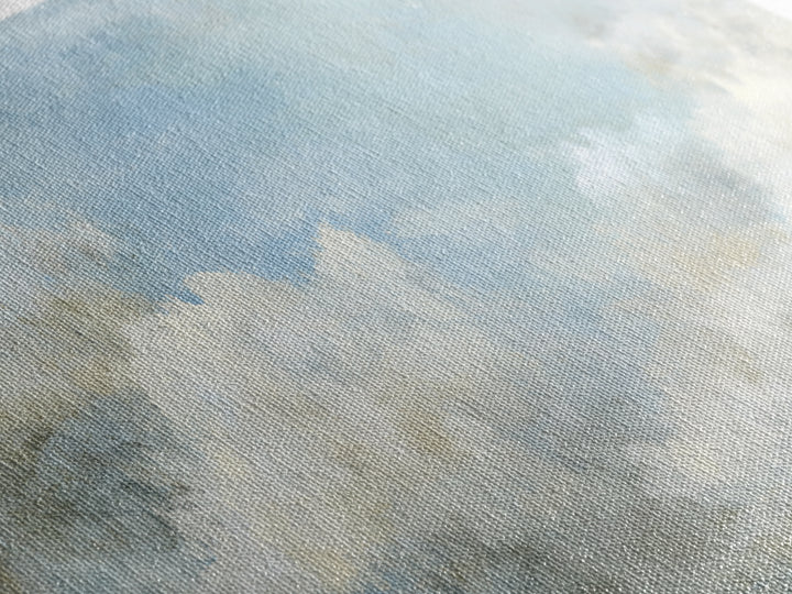 Peaceful Clouds over Open Meadow Canvas Print, Dental Office Art, Art Print, Office Decor, Fine Art, Calm, Unique Wall Art, DOA-2x1-53