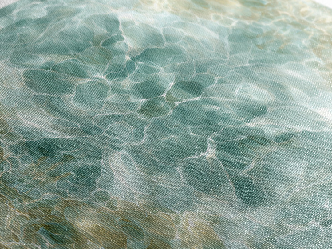 Abstract Water Ripple Pattern Canvas Print, Dental Office Art, Fine Art Print, Office Decor, Abstract Art, Calm, DOA-2x1-57