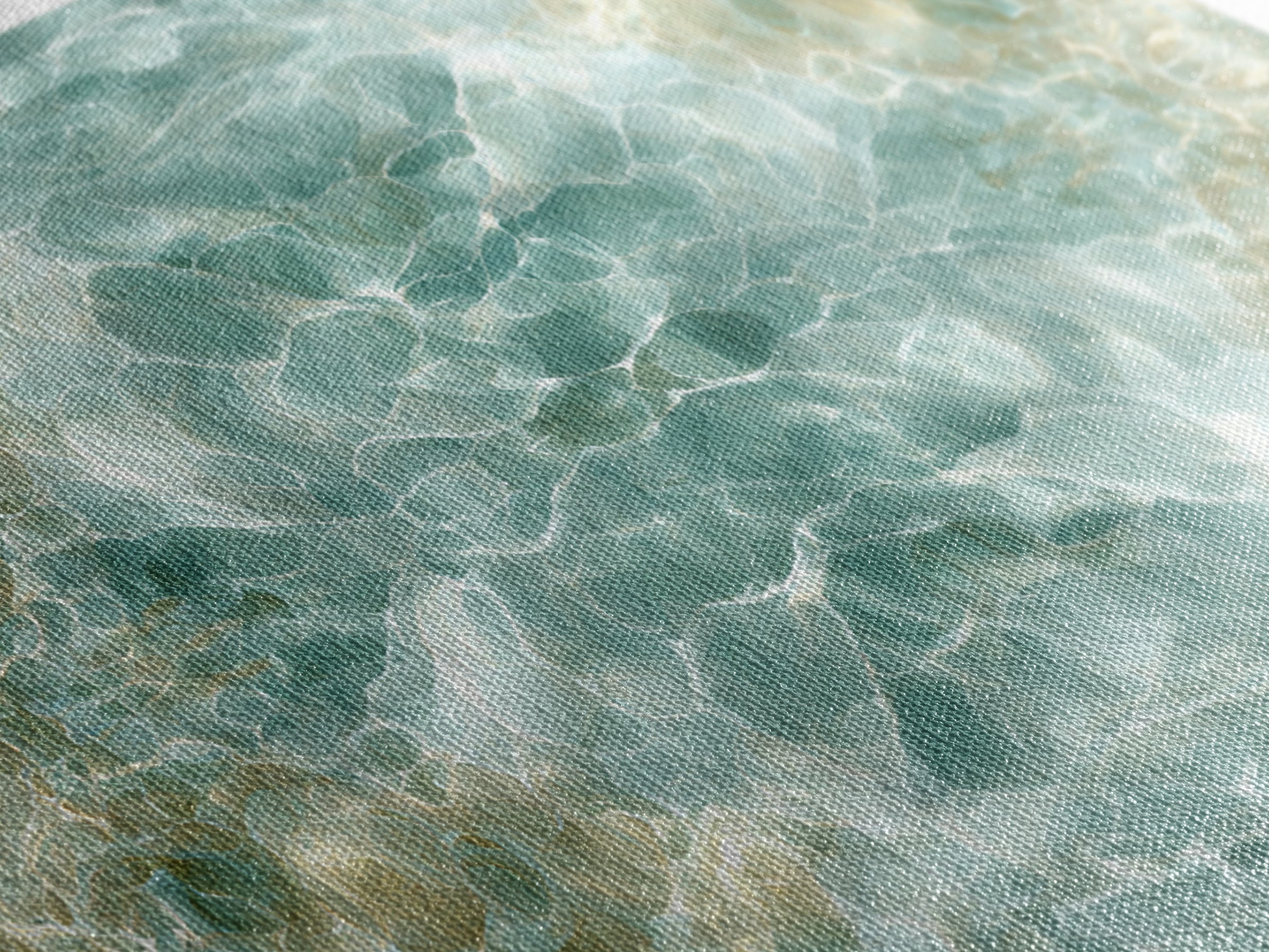 Abstract Water Ripple Pattern Canvas Print, Dental Office Art, Fine Art Print, Office Decor, Abstract Art, Calm, DOA-2x1-57