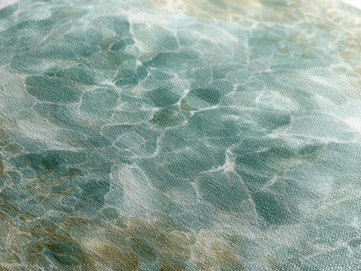 Abstract Water Ripple Pattern Canvas Print, Dental Office Art, Fine Art Print, Office Decor, Abstract Art, Calm, DOA-2x1-57
