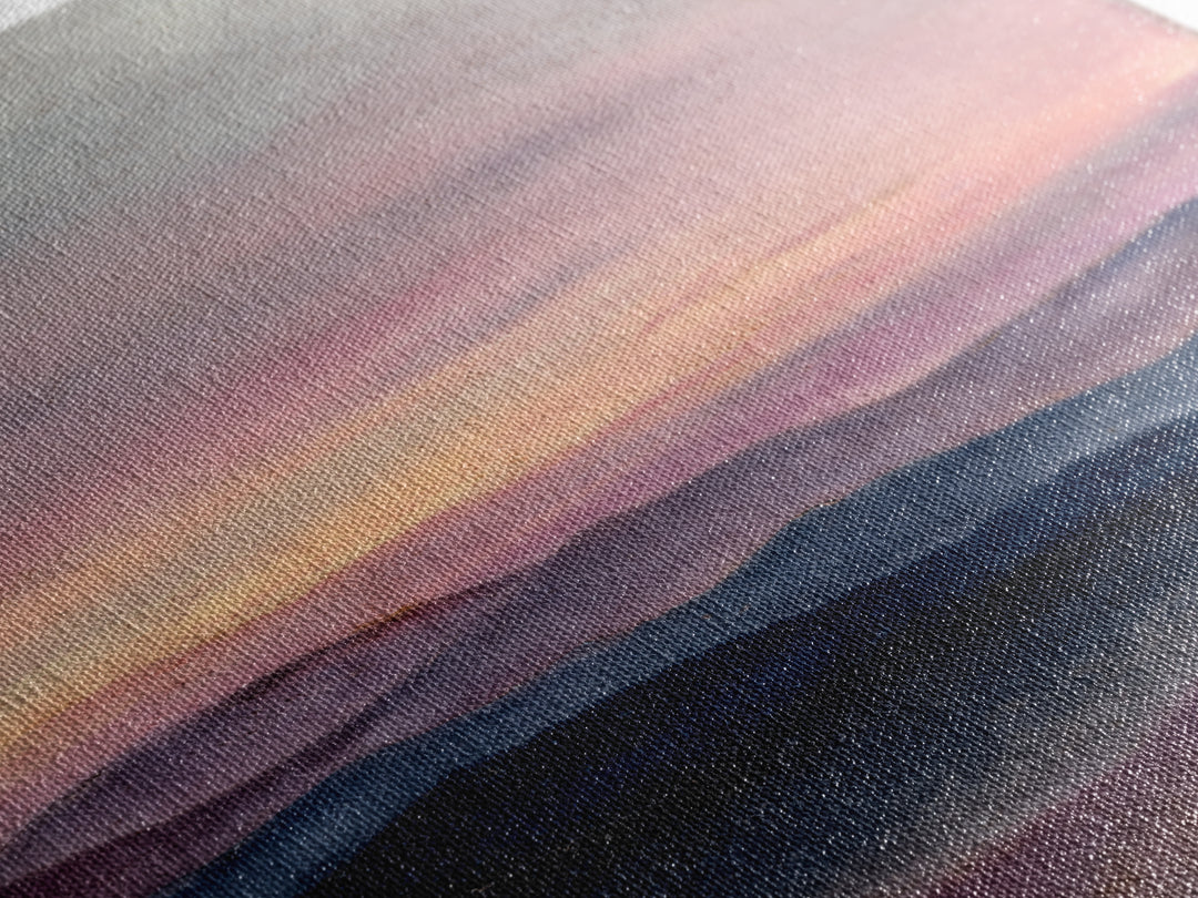 Soft Gradient Sunrise Framed Canvas Print, Dental Office Art, Dental Assistant, Office Decor, Fine Art, Calm, Gallery Decor, DOA-2x3-100