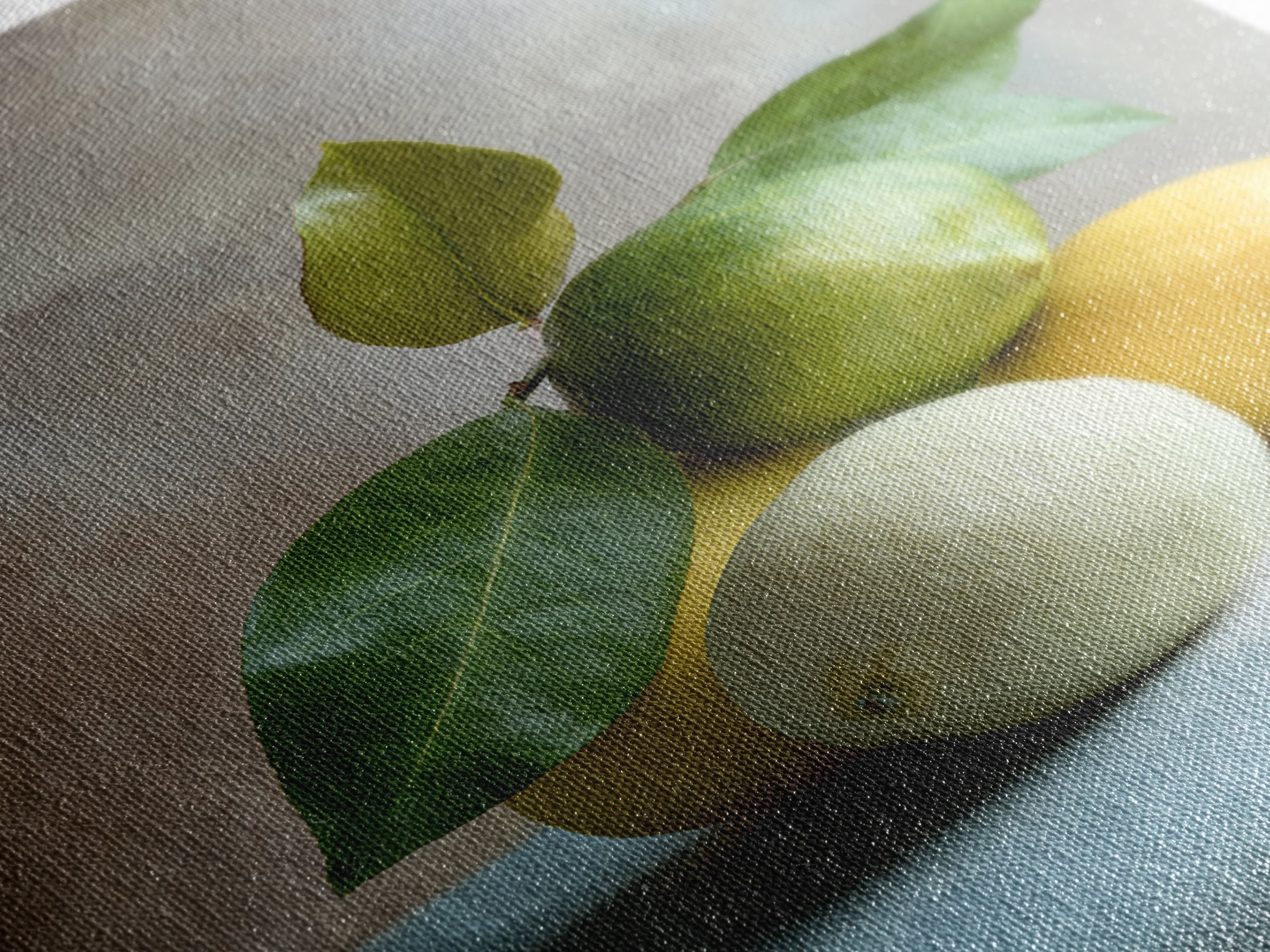 Fresh Citrus and Mint Still Life Canvas Print, Dental Office Art, Dental, Office Decor, Calm, Tooth Art, Dentistry Art, DOA-2x3-15