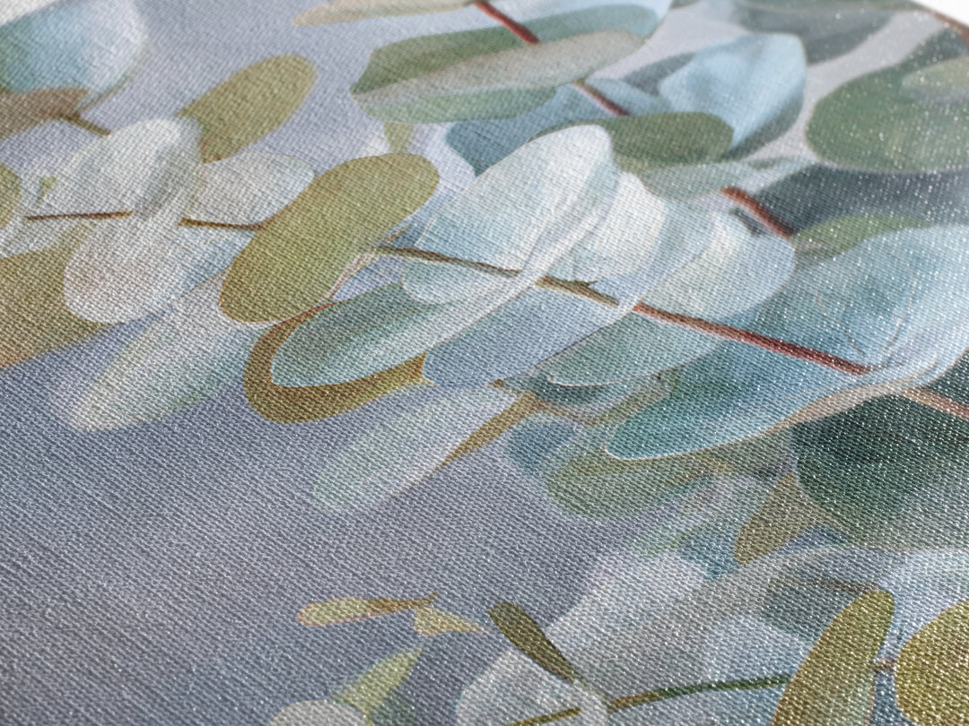 Soft Botanical Eucalyptus Print for Clean Atmosphere Canvas Print, Dental Office Art, Dental Decor, Office Decor, DOA-2x3-35