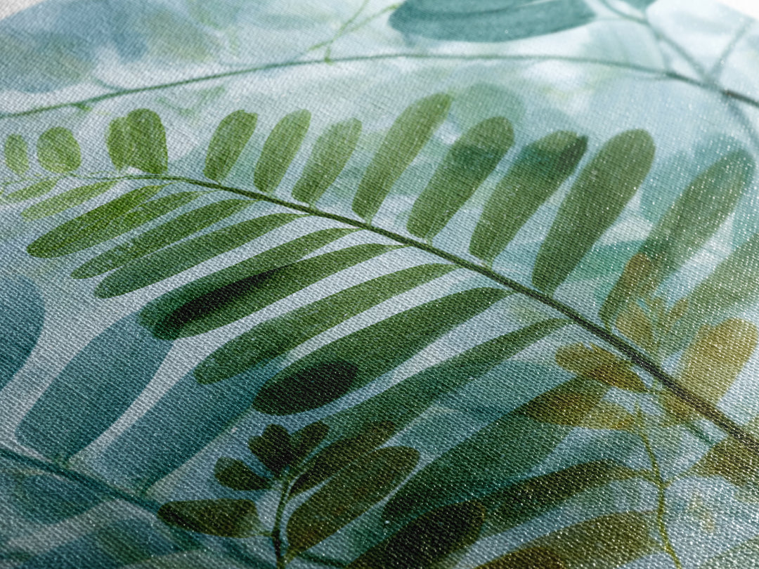 Botanical Fern Study Framed Canvas Print, Dental Office Art, Medical Decor, Office Decor, Fine Art, Calm, Home Decor, DOA-2x3-51