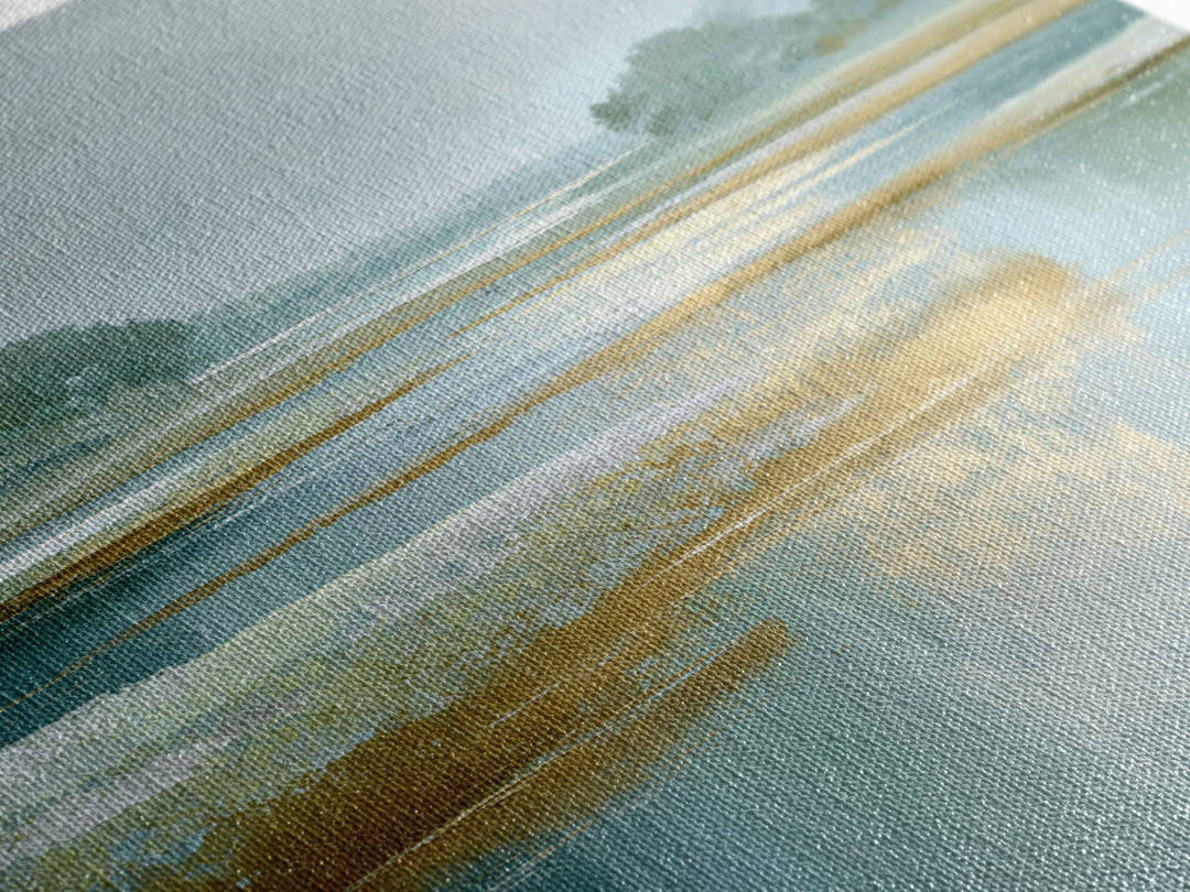 Sunlit Lake with Calming Reflections Canvas Print, Dental Office Art, Art Print, Office Decor, Fine Art, Calm, Unique Wall Art, DOA-2x3-95
