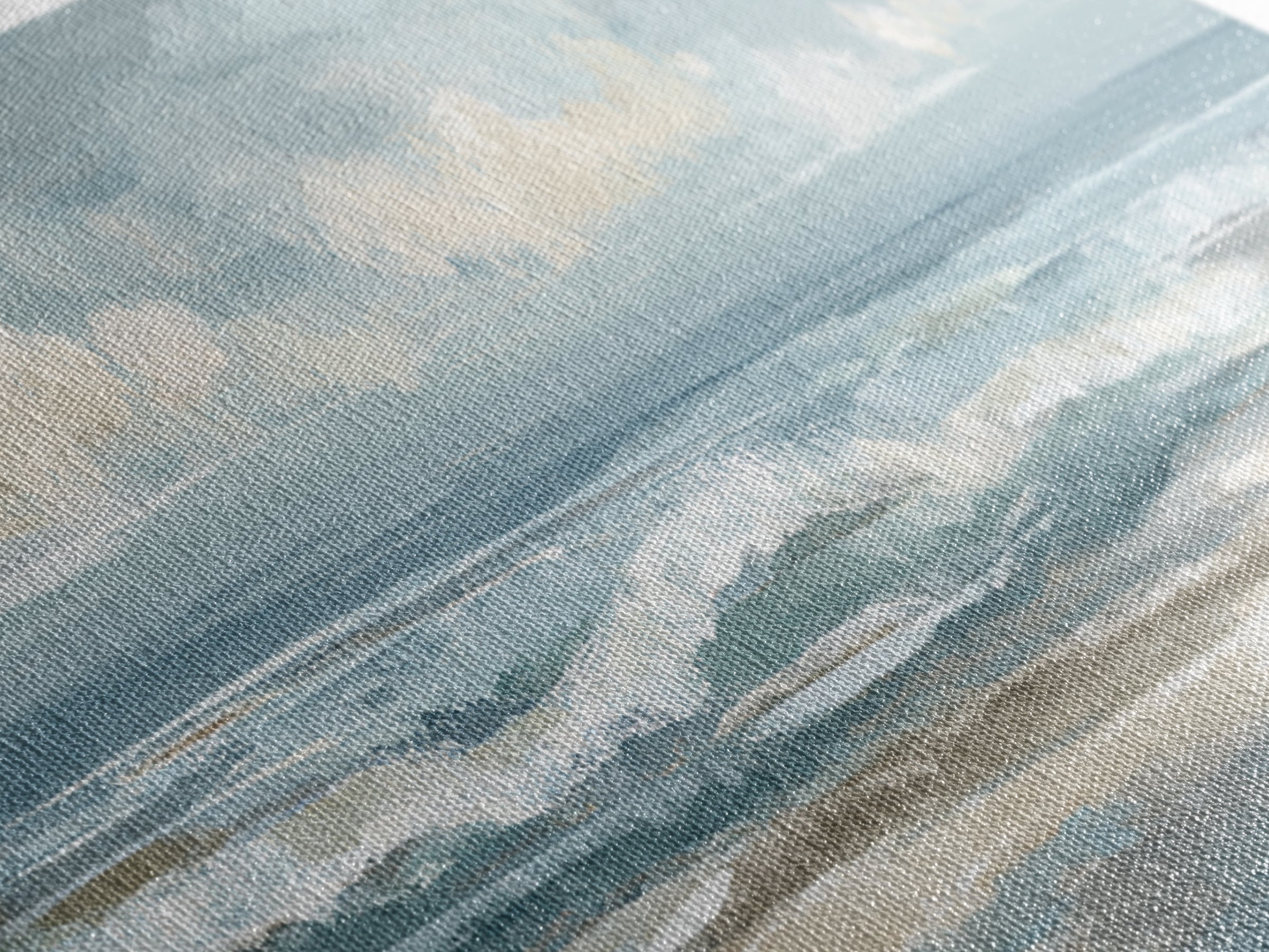 Calming Abstract Ocean Waves Canvas Print, Dental Office Art, Dental, Office Decor, Watercolor Art, Calm, Tooth Art, DOA-3x1-41