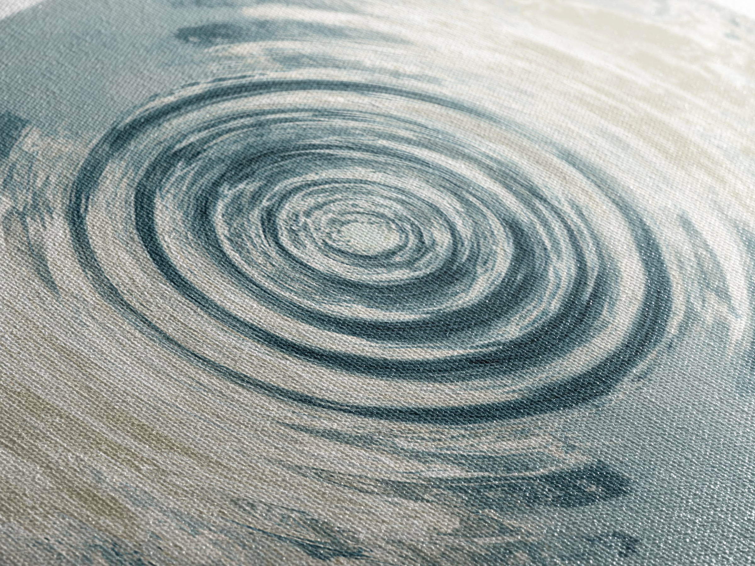 Abstract Water Ripple Pattern Framed Canvas Print, Dental Office Art, Unique Wall Art, Office Decor, Calm, Dental Assistant, DOA-3x1-53