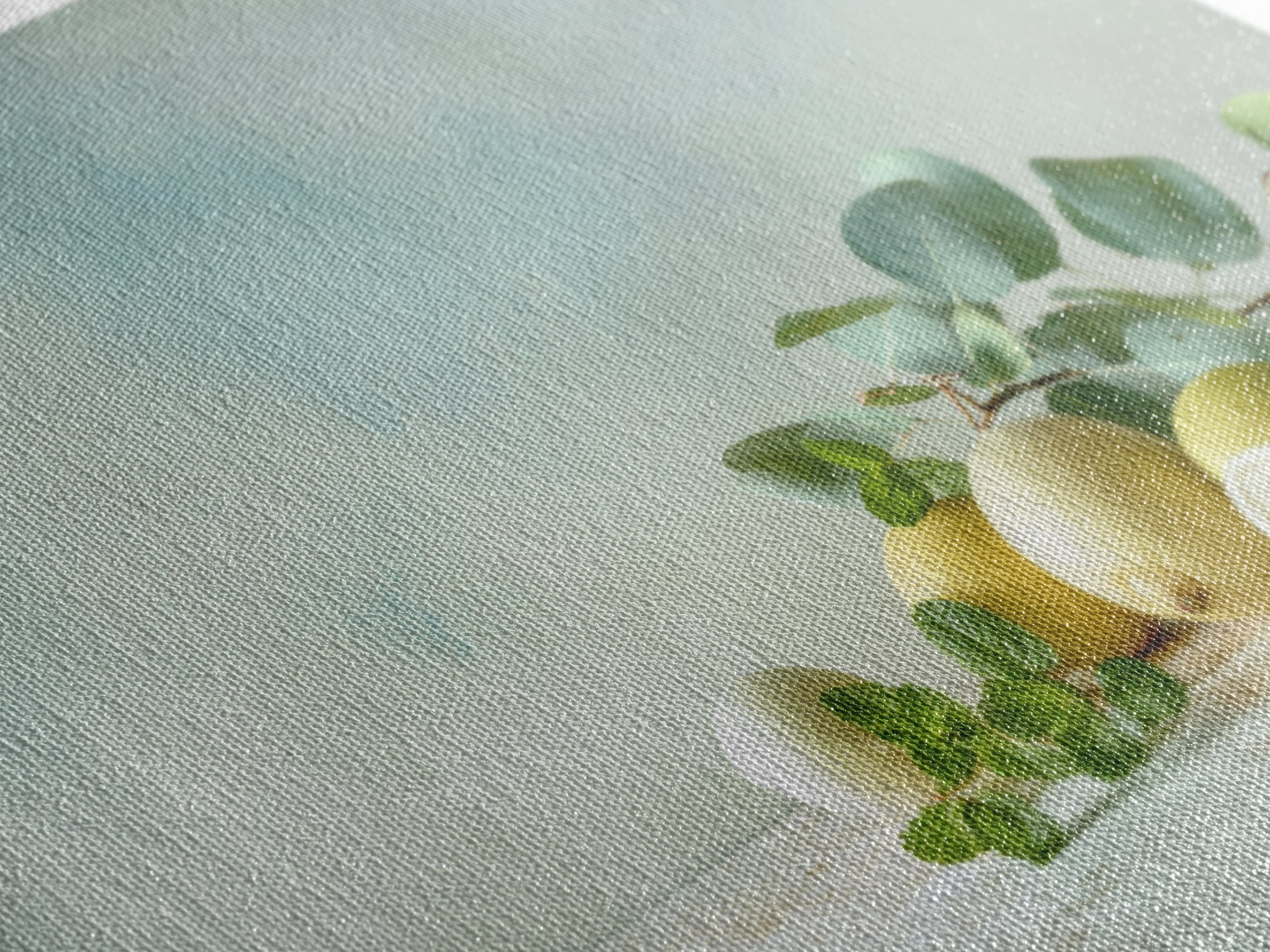 Fresh Citrus and Mint Still Life Canvas Print, Dental Office Art, Minimalist Decor, Office Decor, Calm, Motivational Poster, DOA-3x2-11