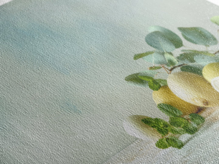 Fresh Citrus and Mint Still Life Canvas Print, Dental Office Art, Minimalist Decor, Office Decor, Calm, Motivational Poster, DOA-3x2-11