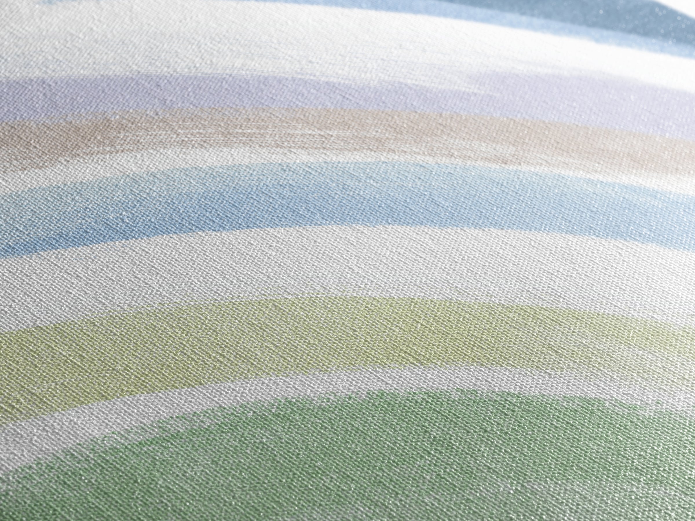 Simple Rainbow Pastel Shapes for Children Canvas Print, Dental Office Art, Room Decor Aesthetic, Office Decor, Fine Art, Calm, DOA-3x2-49
