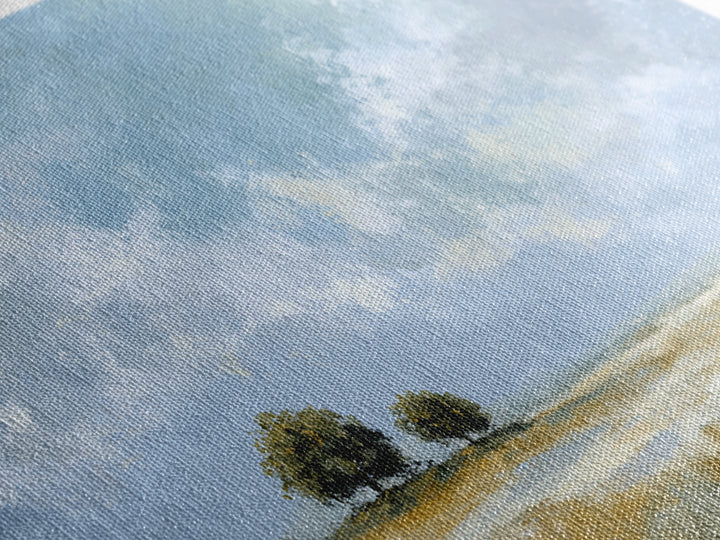 Peaceful Clouds over Open Meadow Canvas Print, Dental Office Art, Office Wall Art, Office Decor, Fine Art, Calm, Medical Decor, DOA-3x2-61