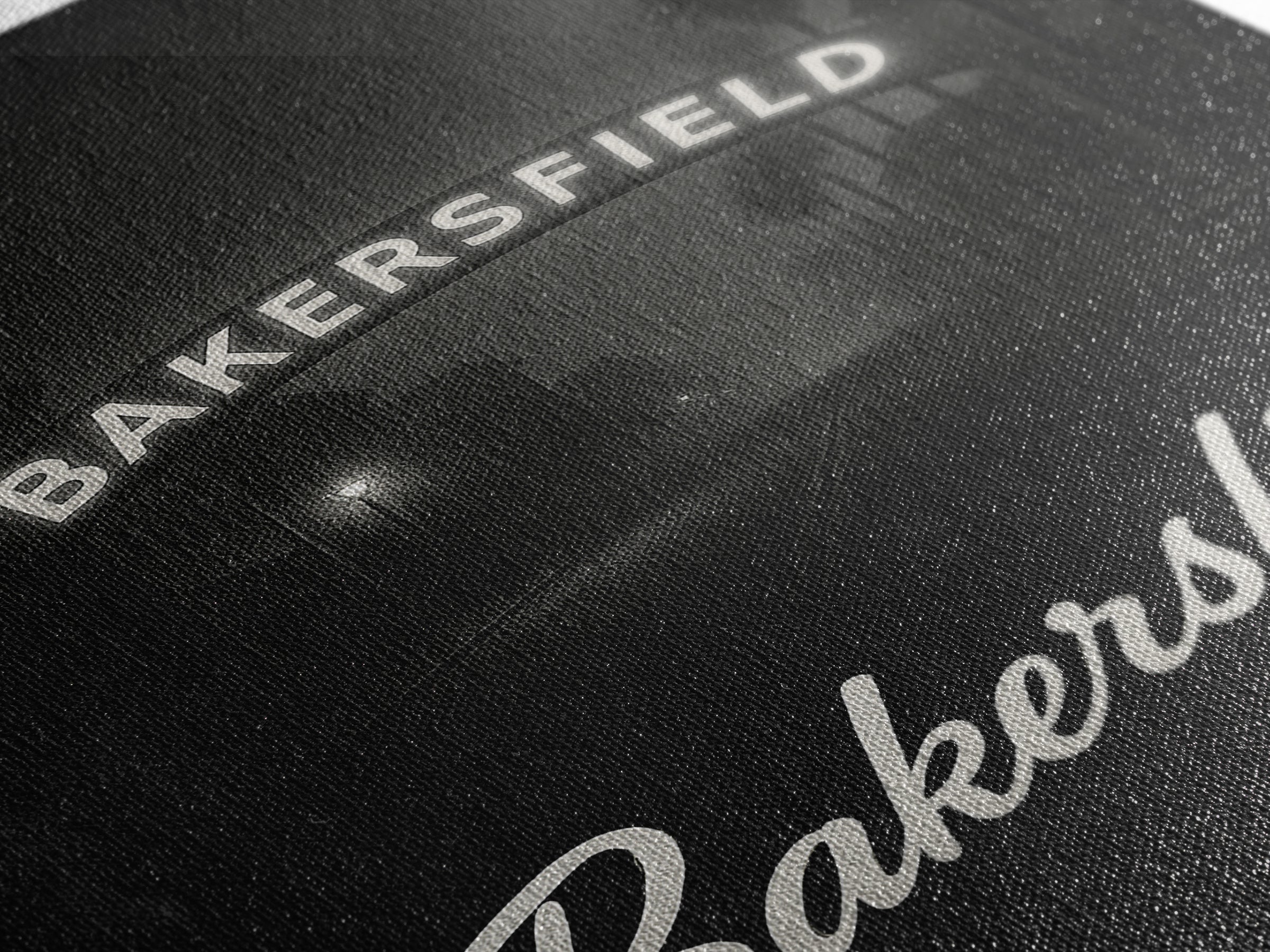 Bakersfield Travel Poster, Canvas Print, Vintage Noir Poster Art, Bakersfield Art Print, Travel Poster Set, City Travel Prints