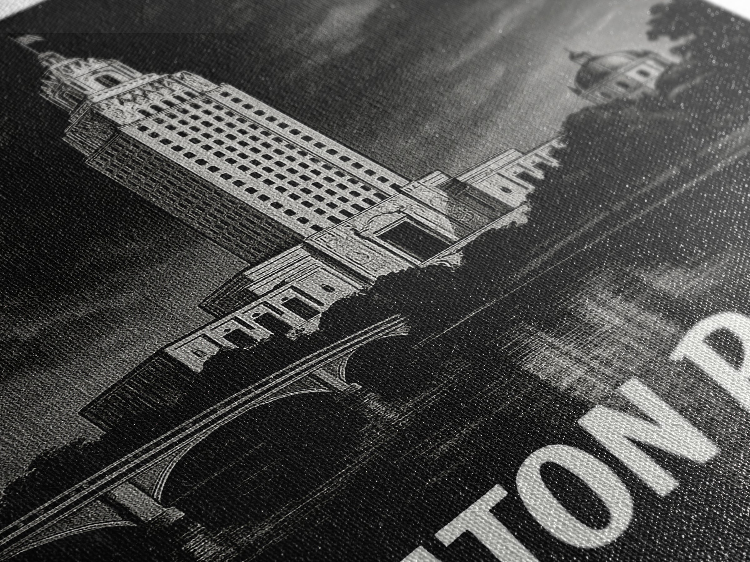 Baton Rouge Travel Poster, Canvas Print, Vintage Noir Poster Art, Baton Rouge City Art, City Art Print, Retro Travel Print, Poster Art