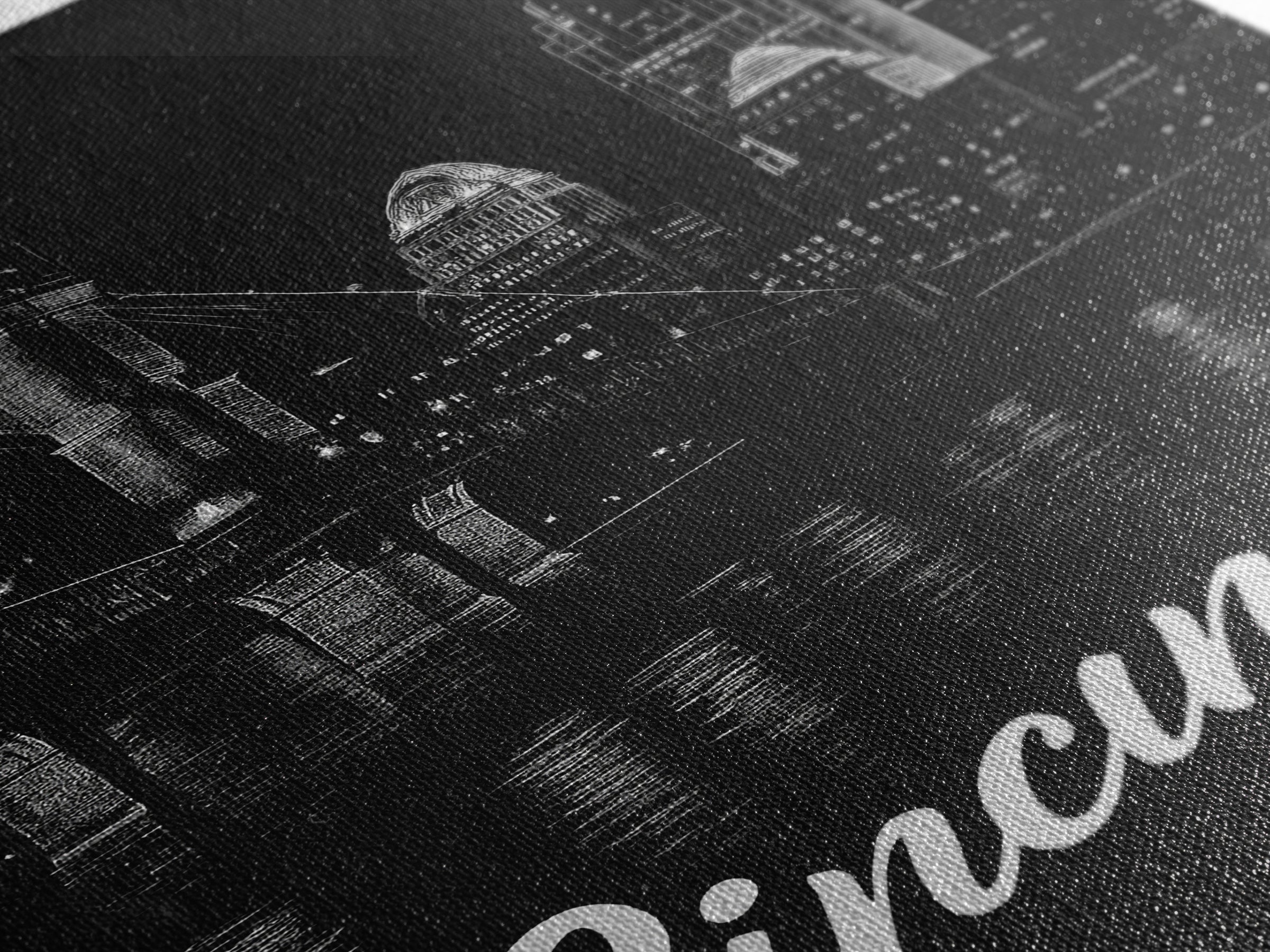 Cincinnati Travel Poster, Canvas Print, Night Street Poster Art, Cincinnati Poster Print, Travel Art Print, City Travel Prints
