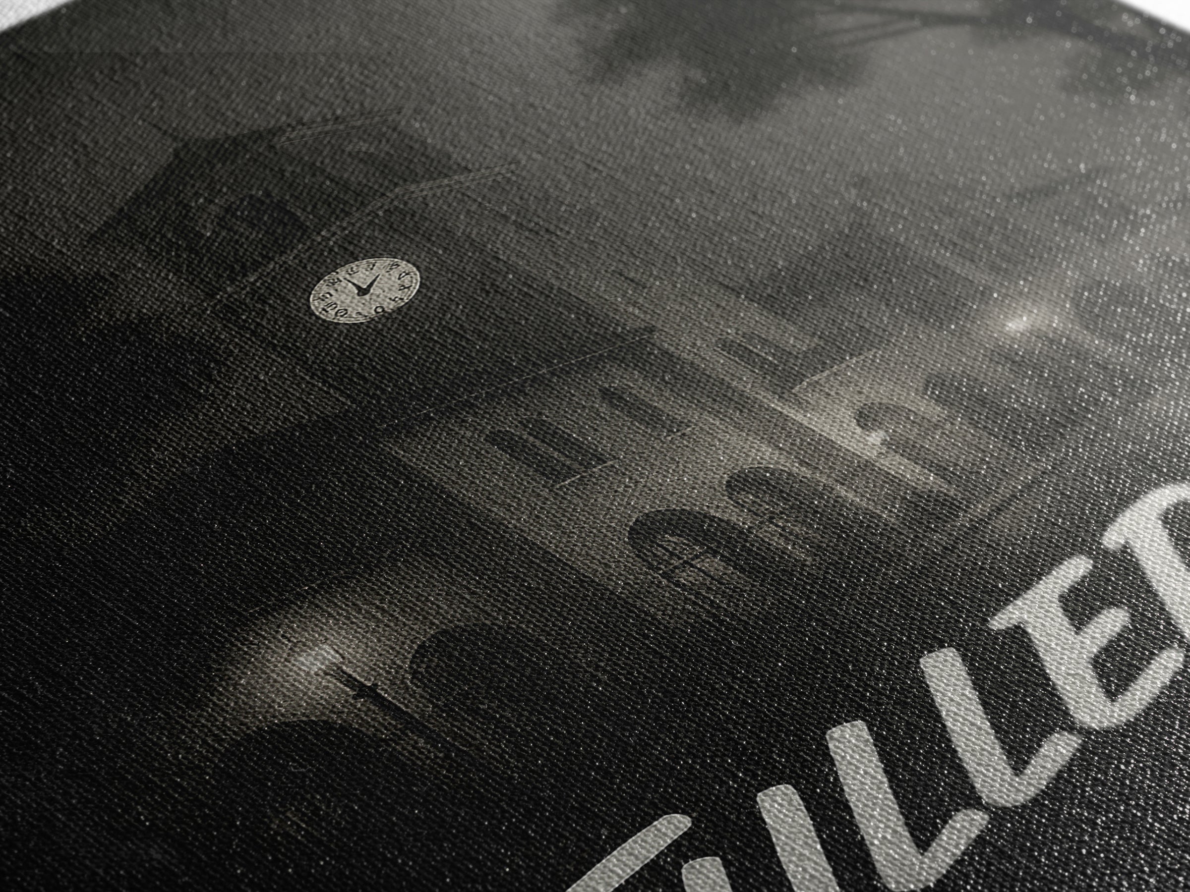 Fullerton Travel Poster, Framed Canvas Print, Dark Moody City Wall Art, Fullerton Wall Art, Eclectic Wall Decor, Modern Wall Decor