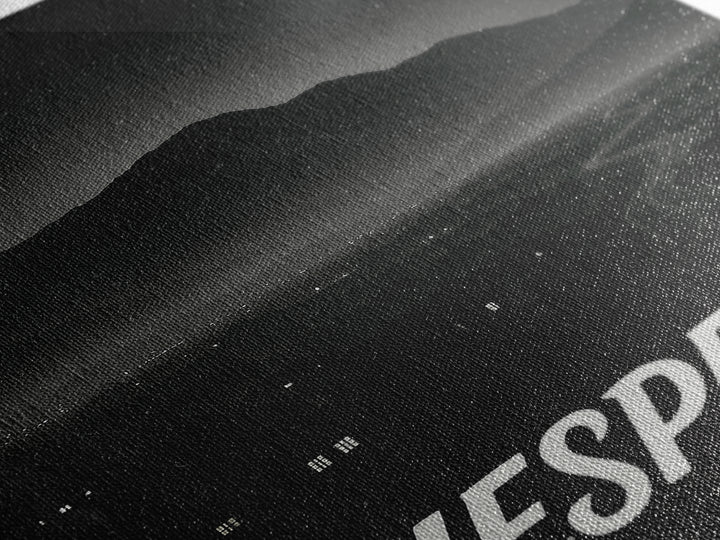 Hesperia California Travel Poster, Canvas Print, Vintage Noir Poster Art, Hesperia Art Print, Travel Art, Travel Wall Art, Wall Art