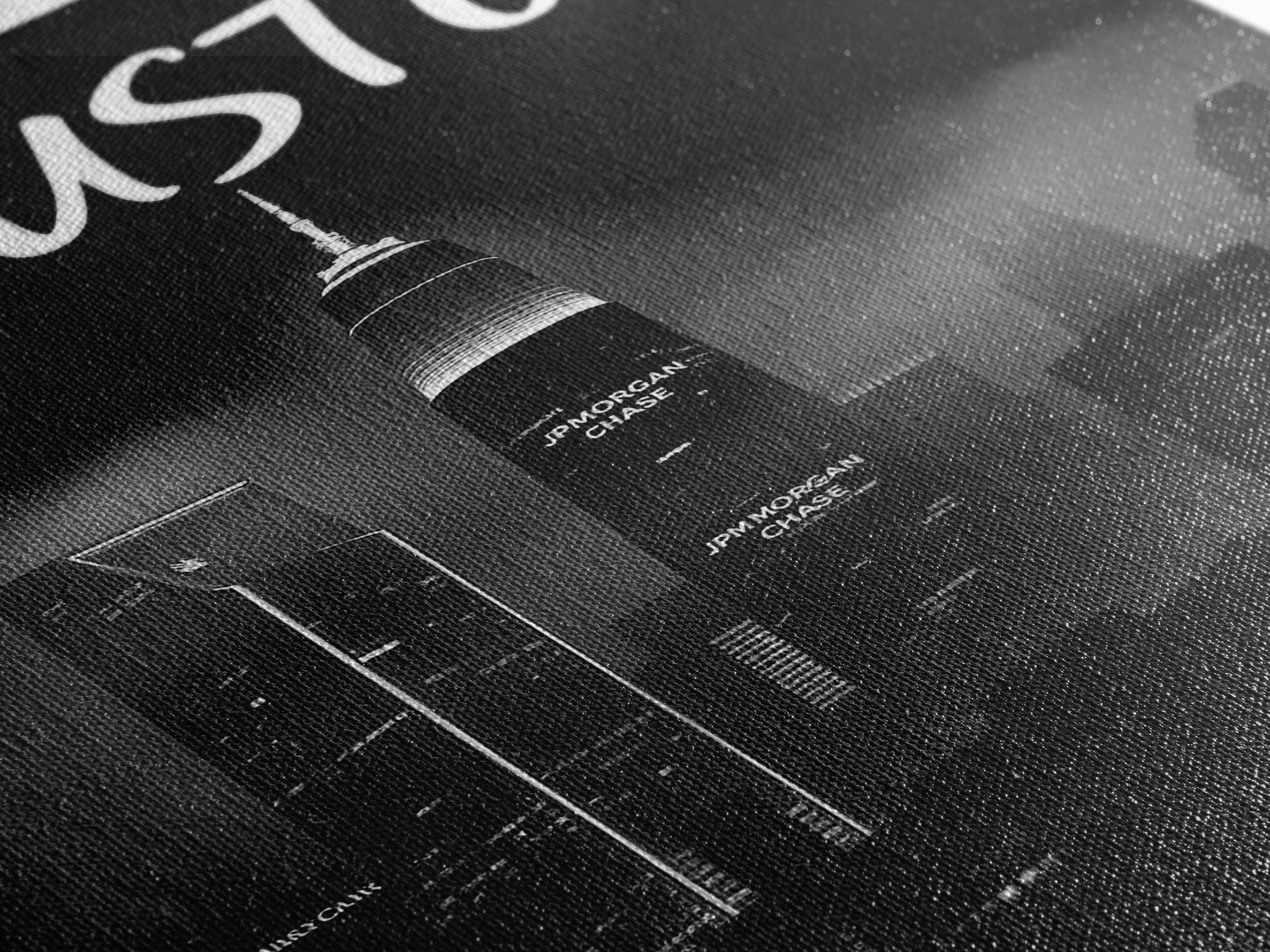 Houston Travel Poster, Canvas Print, Black And White Travel Art, Houston Art Print, Home Office Decor, Living Room Wall Art, Home Decor
