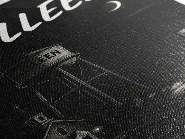 Killeen Travel Poster, Canvas Print, Black And White Travel Art, Killeen Wall Art, City Art Print, Vintage City Poster, City Travel Prints