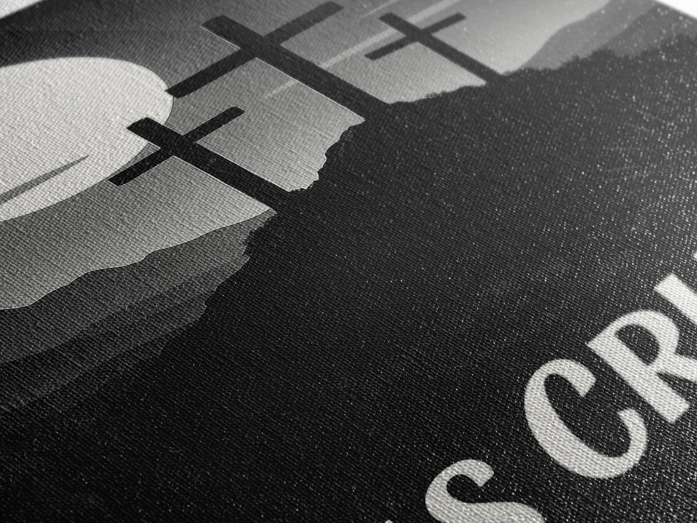 Las Cruces Travel Poster, Framed Canvas Print, Black And White Travel Art, Las Cruces Poster Print, Wanderlust Decor, Fine Art Print