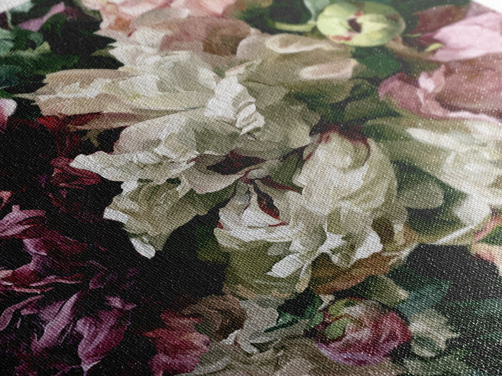 Large Floral Centerpiece Canvas Print, Dining Room Art, Wall Decor, Dining Room Decor, Fine Art, Dining, Contemporary Art, DRA-1x1-98