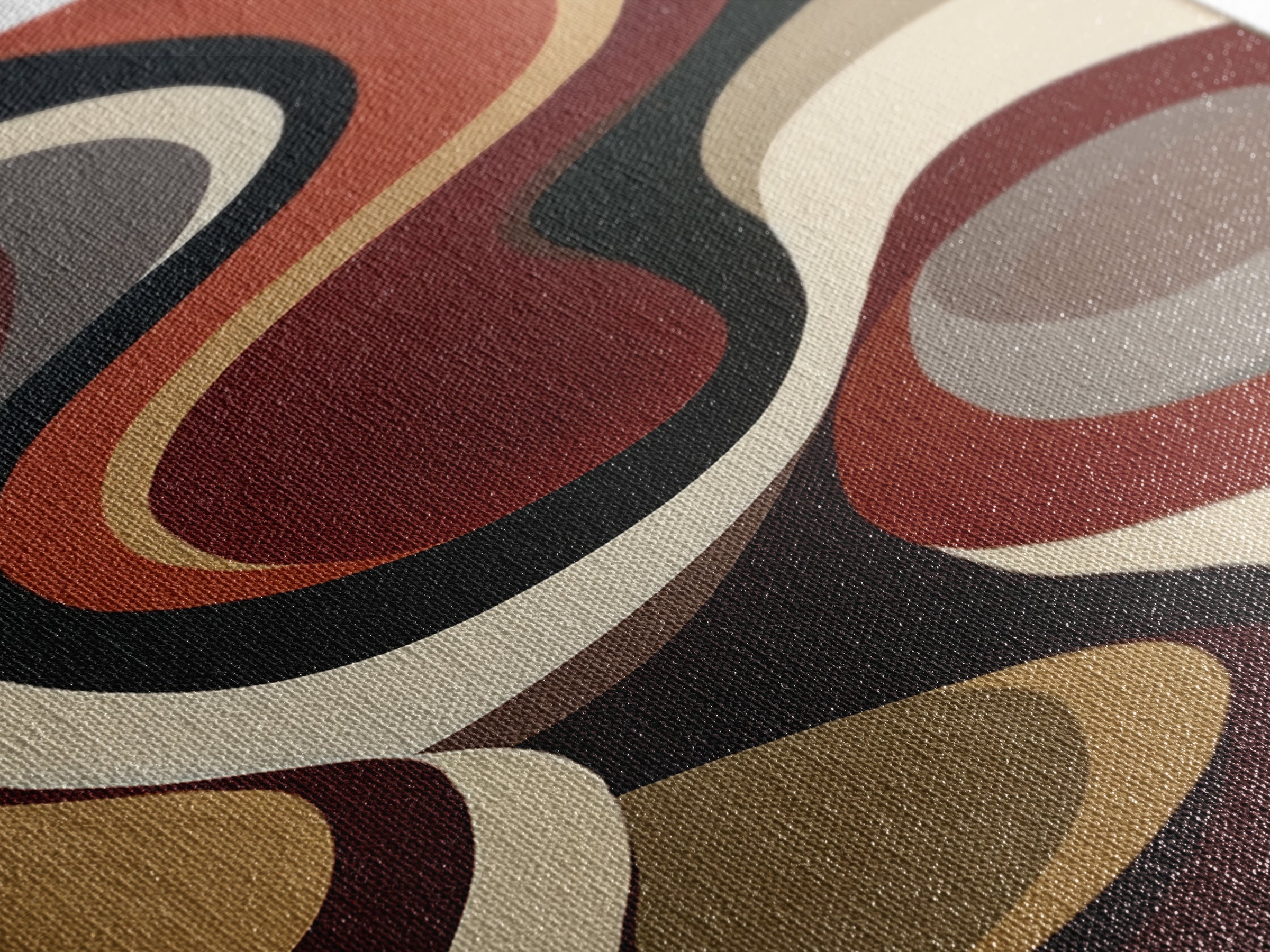 Abstract Red Wine Swirl Canvas Print, Dining Room Art, Coastal Wall Art, Dining Room Decor, Abstract Art, Dining, DRA-1x3-78