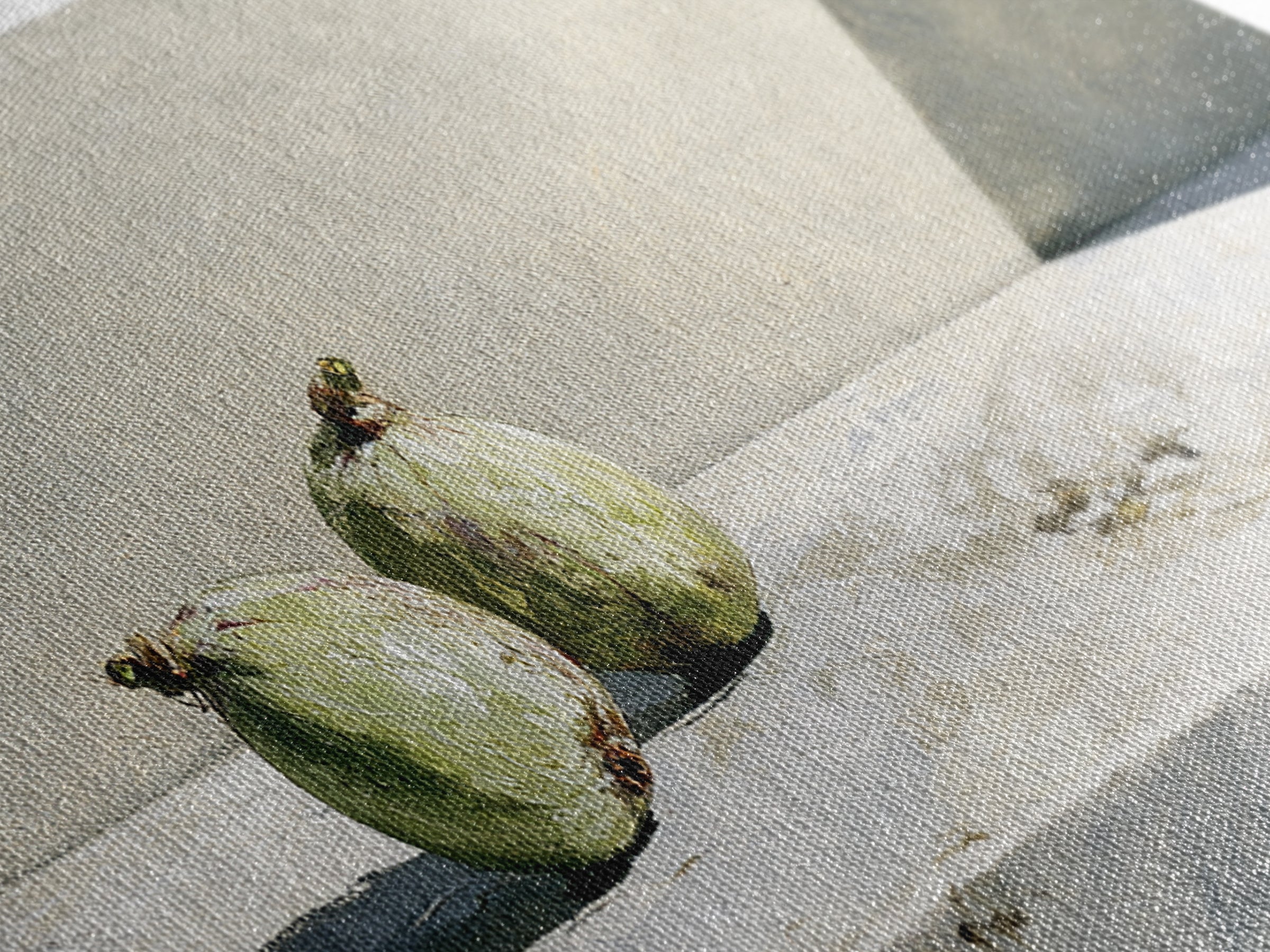 Figs on Marble Framed Canvas Print, Dining Room Art, Print, Dining Room Decor, Dining, Living Room Decor, Abstract Wall Art, DRA-2x1-91