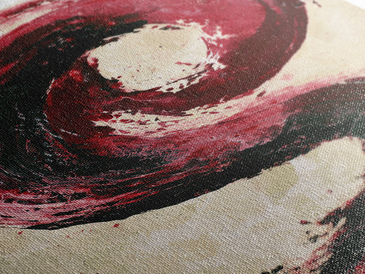 Abstract Red Wine Swirl Framed Canvas Print, Dining Room Art, Gallery Decor, Dining Room Decor, Dining, Minimalist Decor, DRA-2x3-2