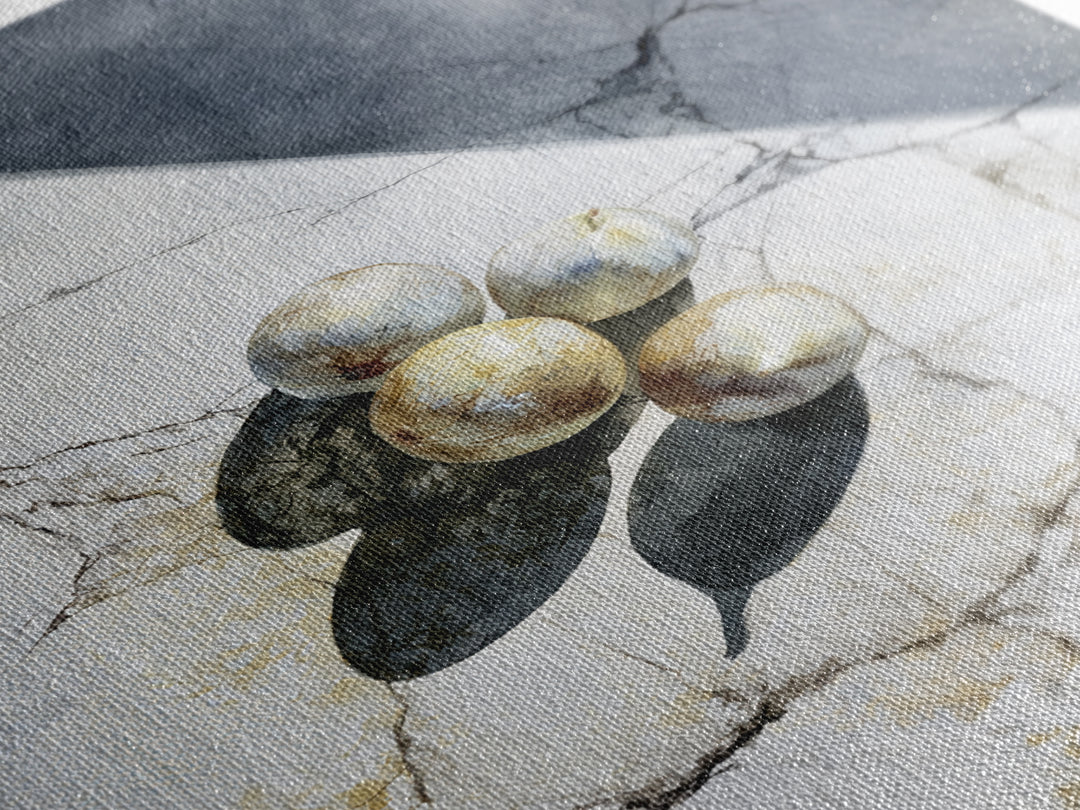 Figs on Marble Framed Canvas Print, Dining Room Art, Dining Room Wall Art, Dining Room Decor, Fine Art, Dining, DRA-2x3-55