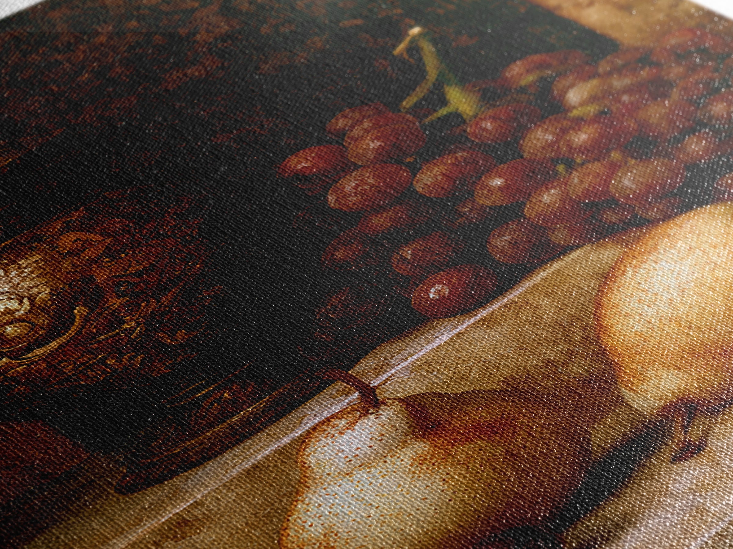 Classical Fruit Still Life Canvas Print, Dining Room Art, Canvas Wall Art, Dining Room Decor, Oil Painting, Dining, DRA-2x3-57
