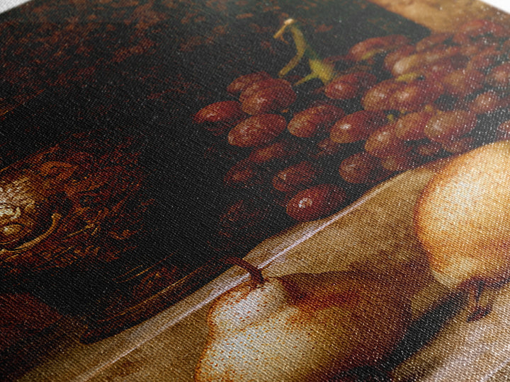 Classical Fruit Still Life Canvas Print, Dining Room Art, Canvas Wall Art, Dining Room Decor, Oil Painting, Dining, DRA-2x3-57