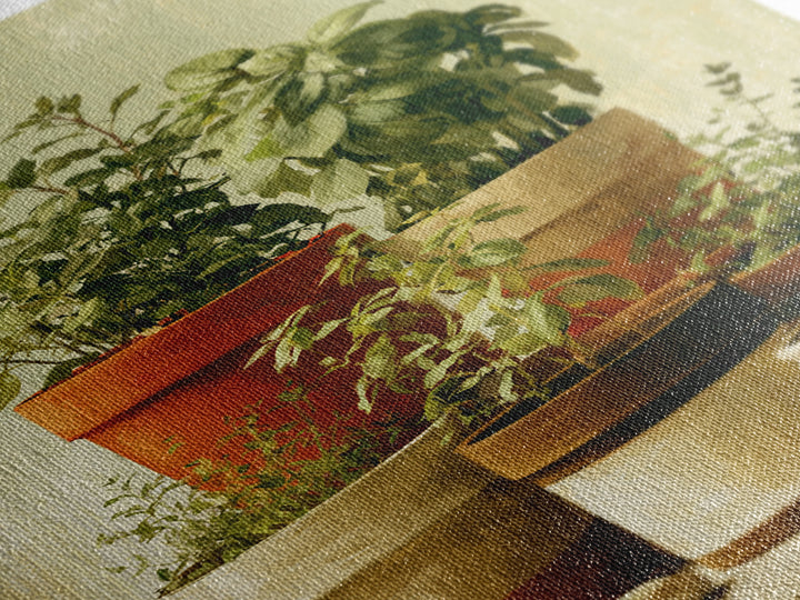 Modern Kitchen Herbs Canvas Print, Dining Room Art, Fall Decor, Dining Room Decor, Dining, Kitchen Art, Living Room Decor, DRA-2x3-65