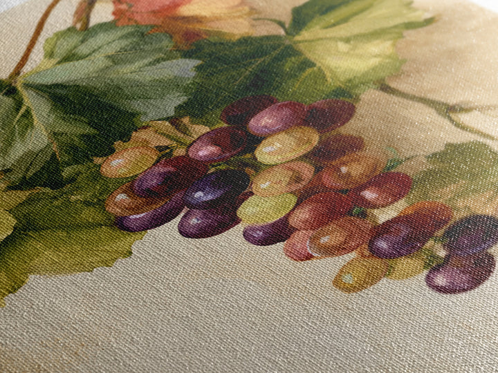Botanical Grapevine with Leaves and Fruit Canvas Print, Dining Room Art, Large Wall Art, Dining Room Decor, Fine Art, Dining, DRA-2x3-77
