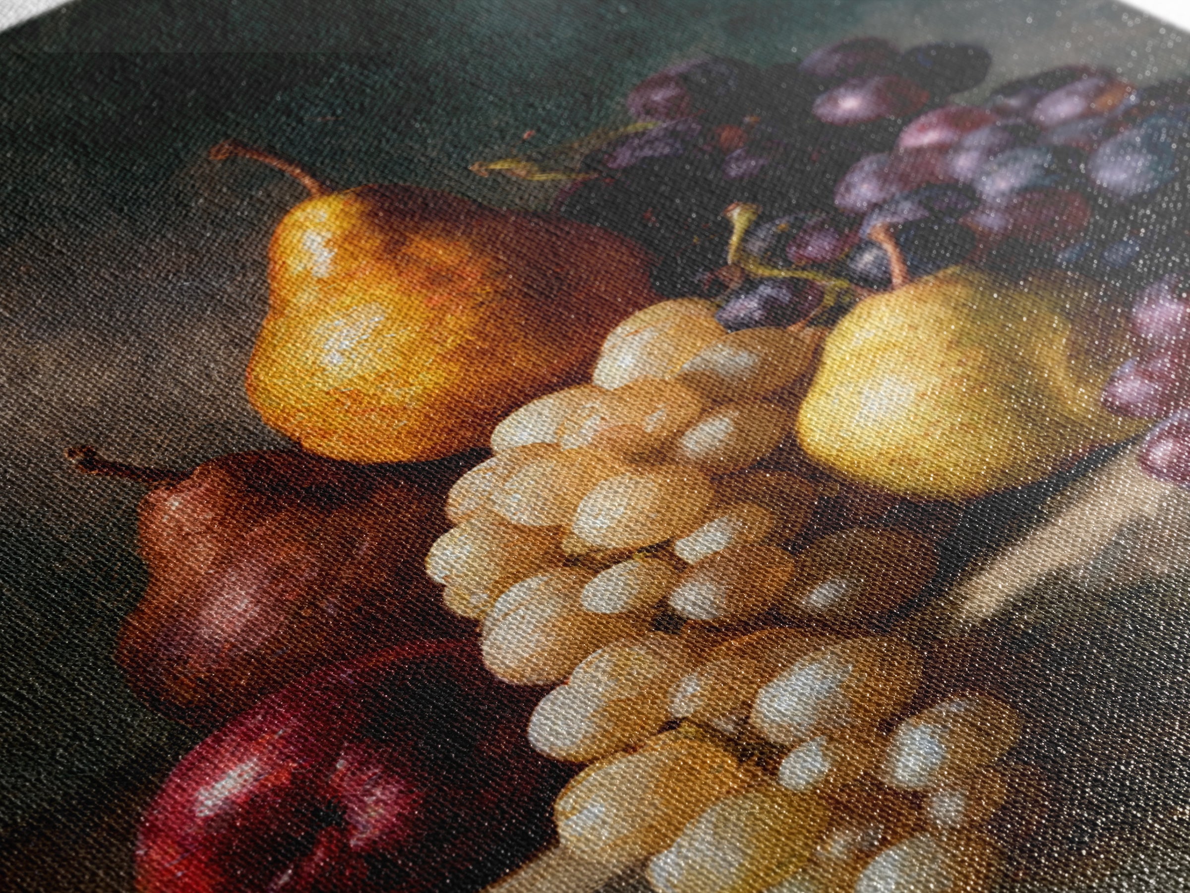 Classical Fruit Still Life Canvas Print, Dining Room Art, Canvas Wall Art, Dining Room Decor, Oil Painting, Dining, DRA-2x3-81