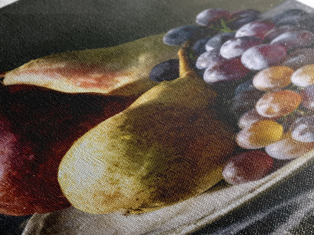 Classical Fruit Still Life Canvas Print, Dining Room Art, Art Print, Dining Room Decor, Fine Art, Dining, Abstract Art, DRA-2x3-9