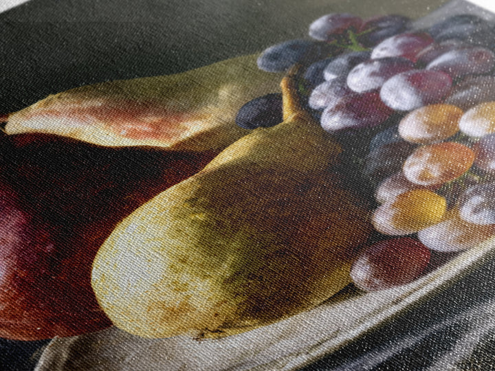 Classical Fruit Still Life Canvas Print, Dining Room Art, Art Print, Dining Room Decor, Fine Art, Dining, Abstract Art, DRA-2x3-9
