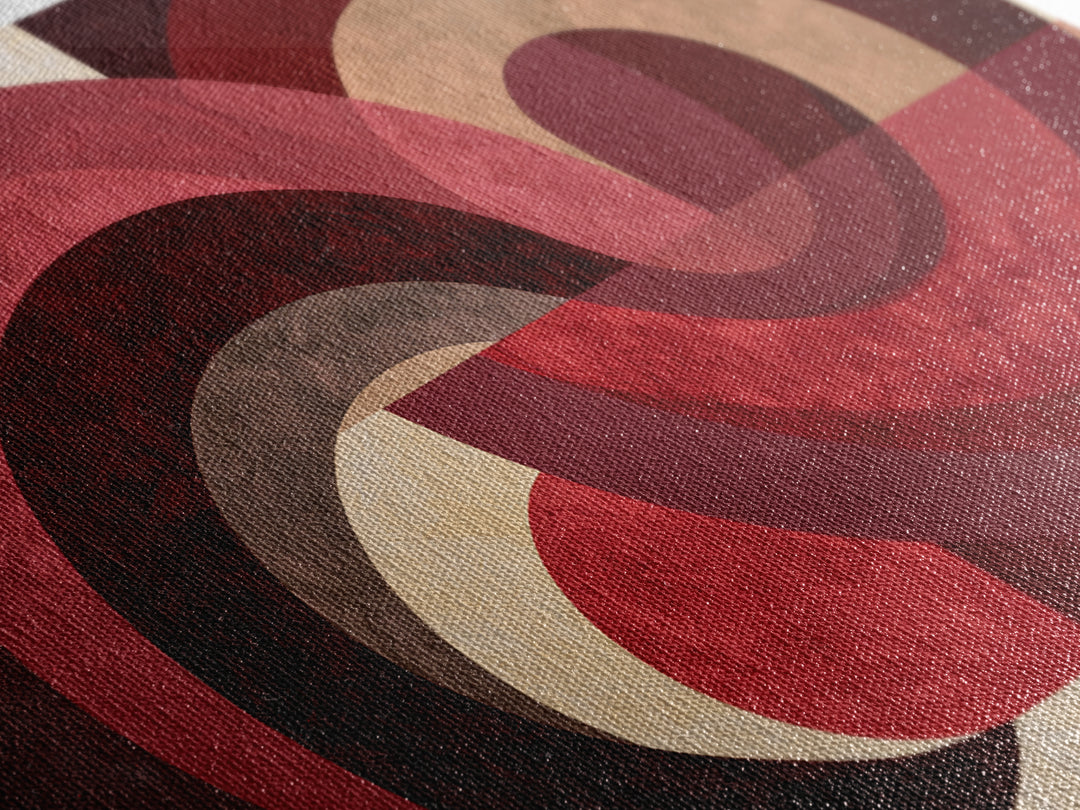 Abstract Red Wine Swirl Canvas Print, Dining Room Art, Print, Dining Room Decor, Abstract Art, Dining, Living Room Decor, DRA-3x2-22