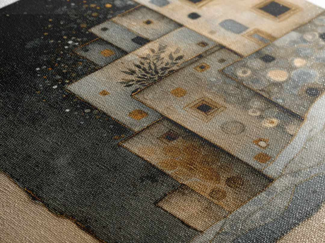 Bold Maximalist Still Life Canvas Print, Eclectic Art, Digital Art, Living Room Decor, Fine Art, Eclectic, Digital Print, ECL-1x1-99