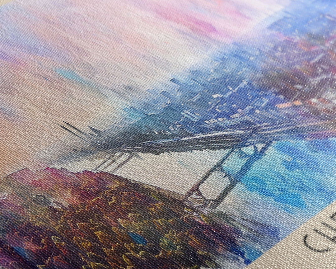 Chemnitz Germany Wall Art, Panoramic Travel Poster, Panoramic Framed Canvas Print, City Wall Art, Wall Hanging Home Decor, Travel Art