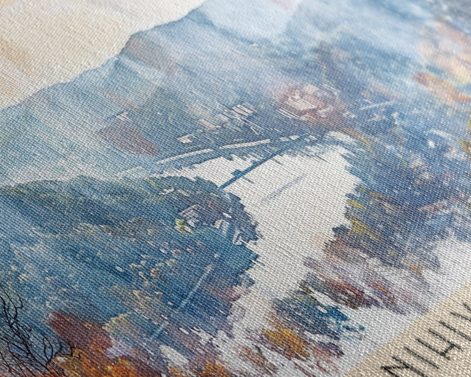 Chernihiv Ukraine Panoramic Travel Poster, Framed Canvas Print or Metal Wall Art, Travel Art, Home Decor, Panoramic Painting, Midcentury Art