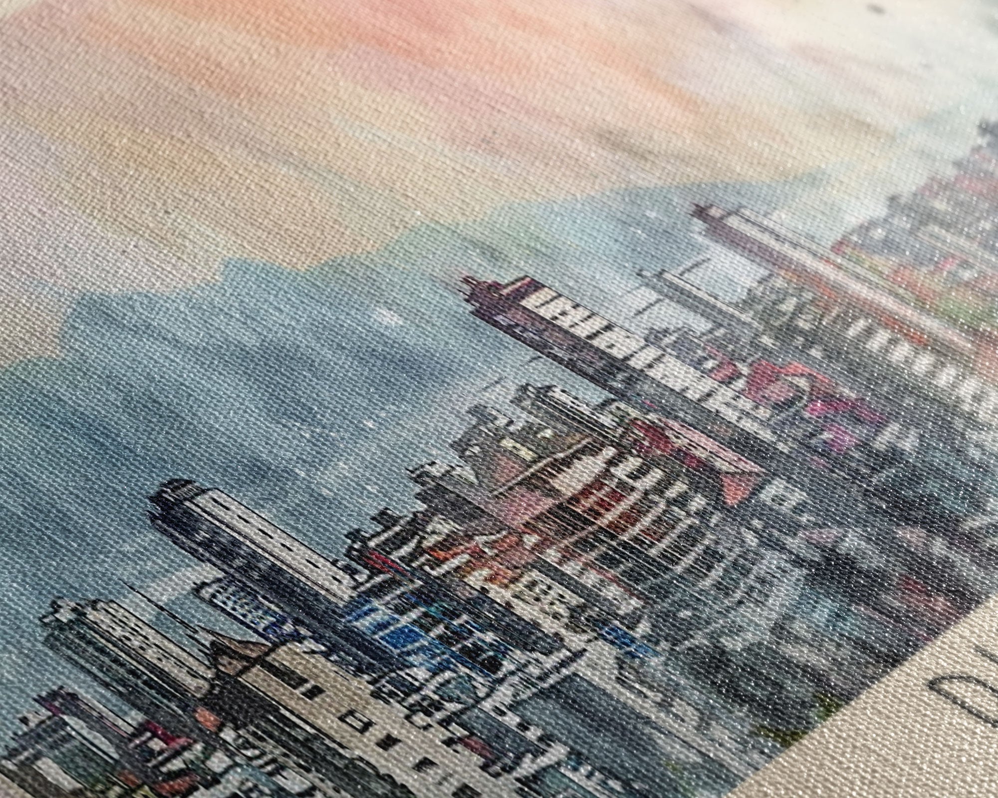 Durres Albania Travel Print Wall Art, Panoramic City Art, Travel Art, Wall Decor, Vacation Gift, Framed Canvas Print Or Metal Art